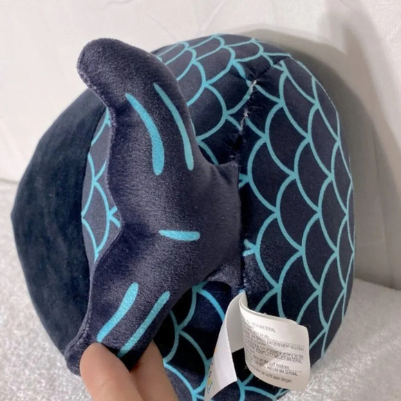 Halloween Sheika Skeleton Cat Mermaid Black Blue Squishmallow Plush - Picture 8 of 11